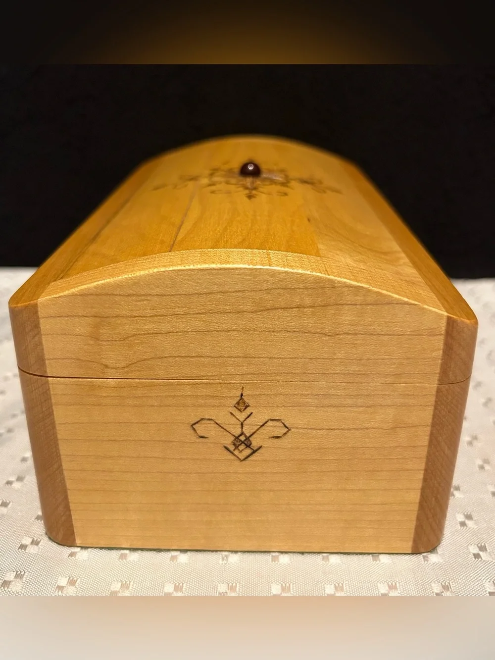 Handmade Jewelry Box Medium Pocket Watch Holder Stunning Workmanship